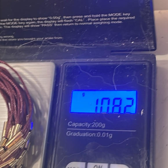 8” Bohemian adjustable 20 strand gold tone beaded bracelet - Picture 10 of 10